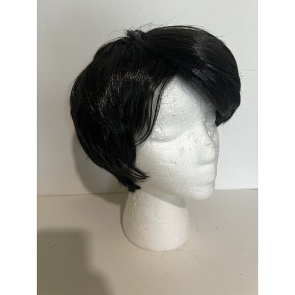 Women’s Short Straight Black Wig Soft Classic Cap Full Synthetic Natural Look - Picture 2 of 15